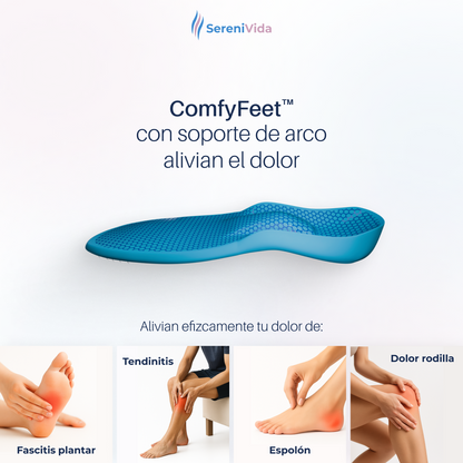 Plantillas Ortopédicas ComfyFeet Ergonómicas Alivio del Dolor Recortables