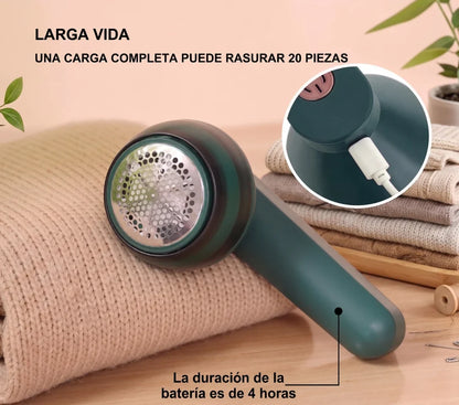 Electric Lint Remover Rechargeable Fabric Shaver with Stainless Blades