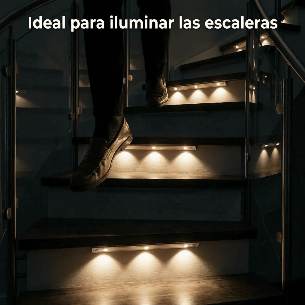 LED Motion Sensor Light Bar 40 cm USB Rechargeable Pack 3-Piece