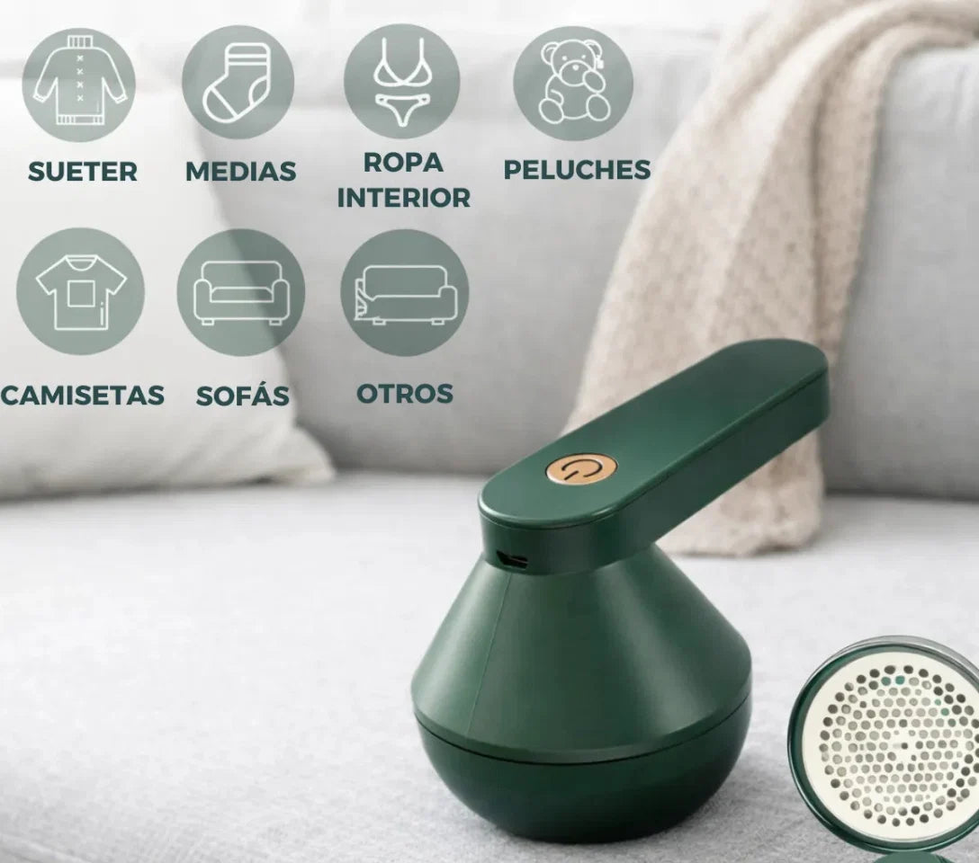 Electric Lint Remover Rechargeable Fabric Shaver with Stainless Blades