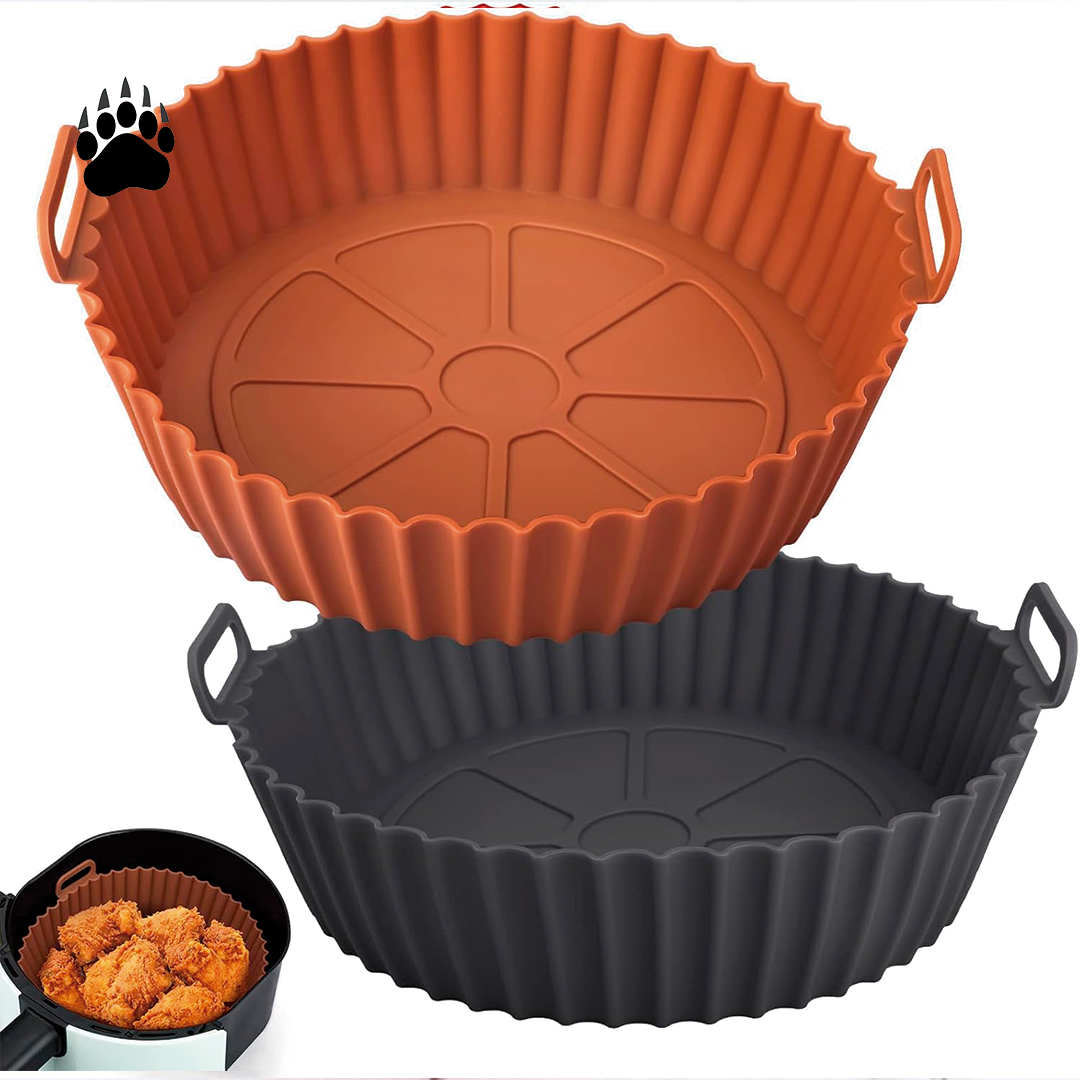Bandejas Silicona Freidora Aire Bigan Pack 2 Moldes Cocina