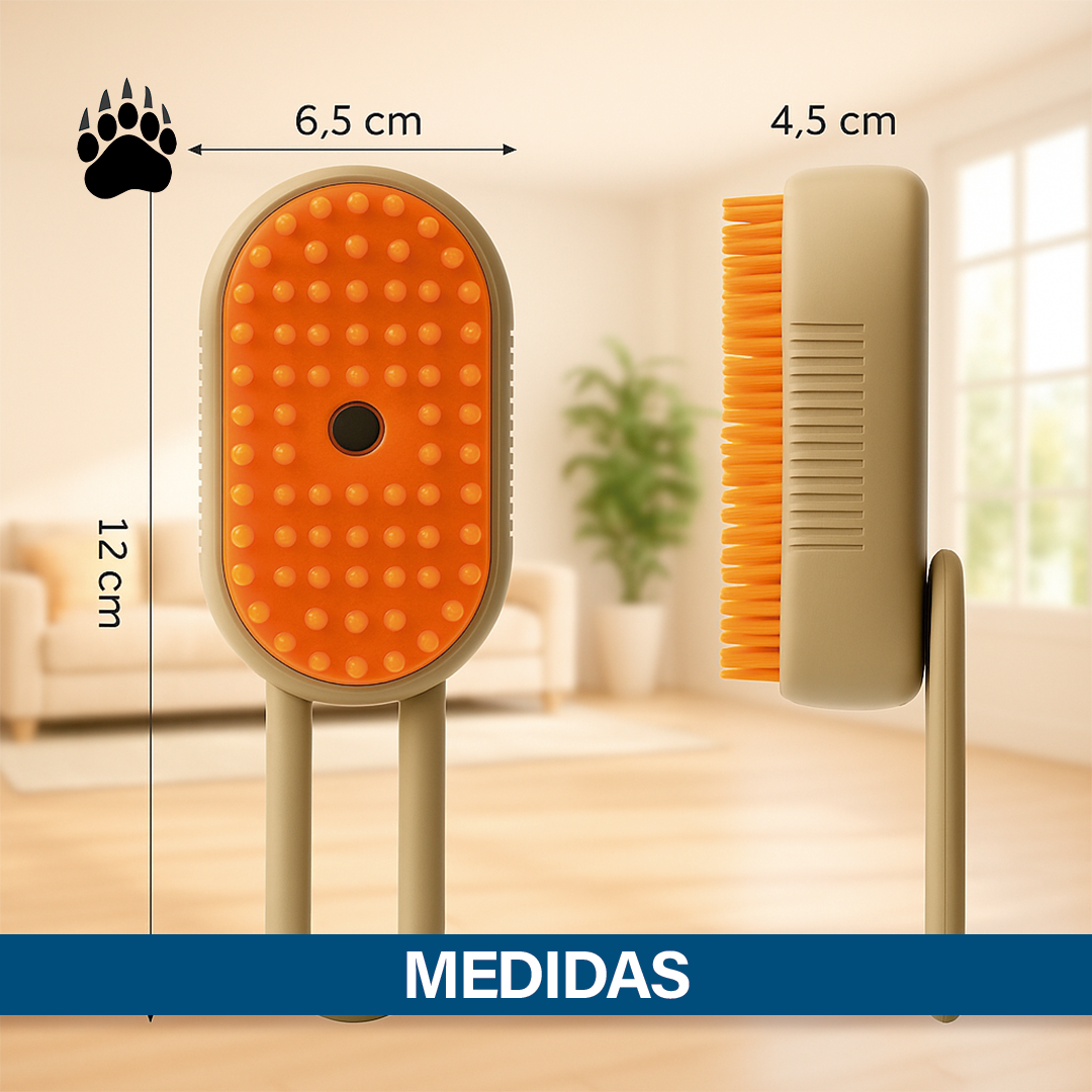 Cepillo Vapor 3 en 1 Bigan Rodillo Mascotas