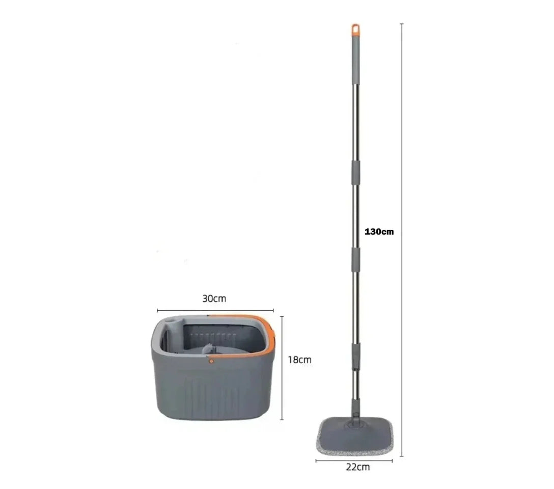 Spin Mop and Bucket Set Clean Dirty Water Separation 360 Degree
