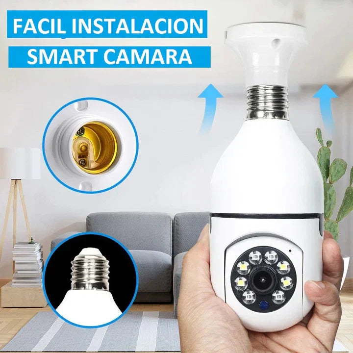 Smart Light Bulb Security Camera 360 Full HD Wi-Fi