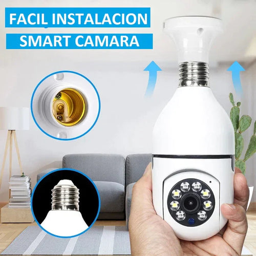 Smart Light Bulb Security Camera 360 Full HD Wi-Fi