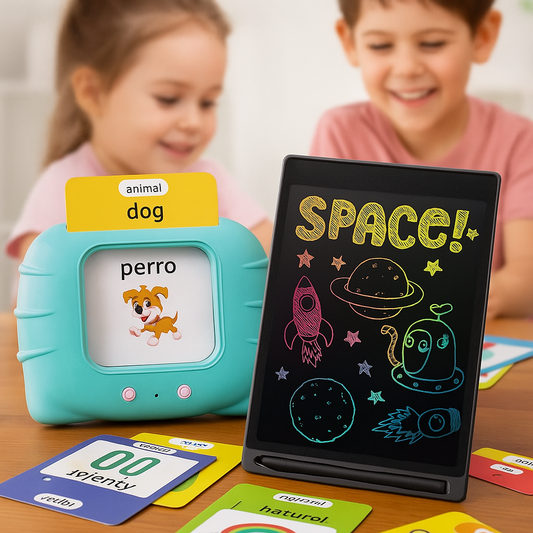 Juego Tarjetas Educativas Sonido Bigan Pizarra Mágica Niños