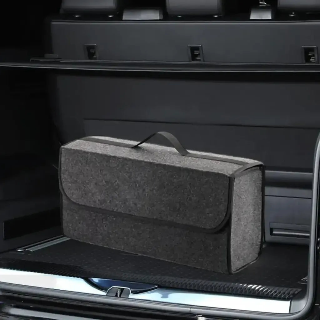 Car Trunk Organizer Foldable Multi-Compartment with Carry Handle