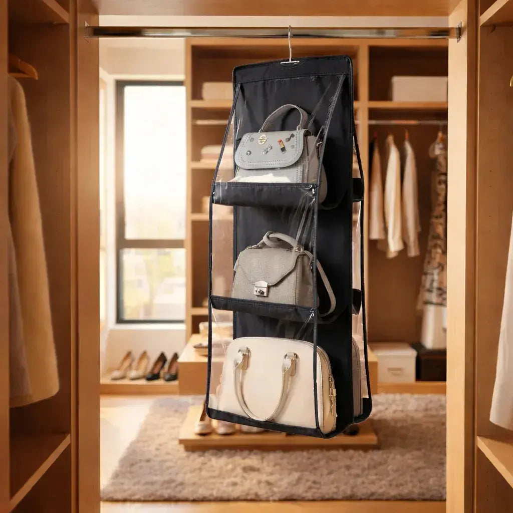 Hanging Handbag Organizer Closet Storage Holder 2-Pack