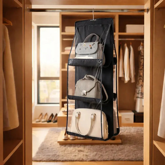 Hanging Handbag Organizer Closet Storage Holder 2-Pack