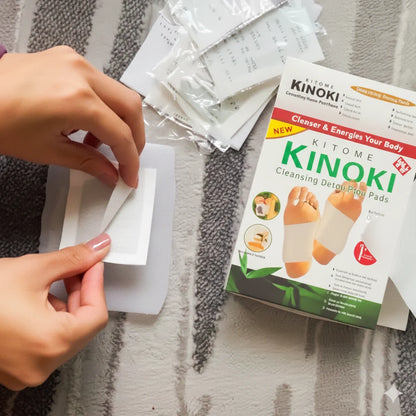 Kinoki Detox Foot Adhesive Pads Natural Herbal Cleansing Patches
