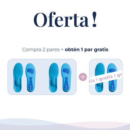 Plantillas Ortopédicas ComfyFeet Ergonómicas Alivio del Dolor Recortables