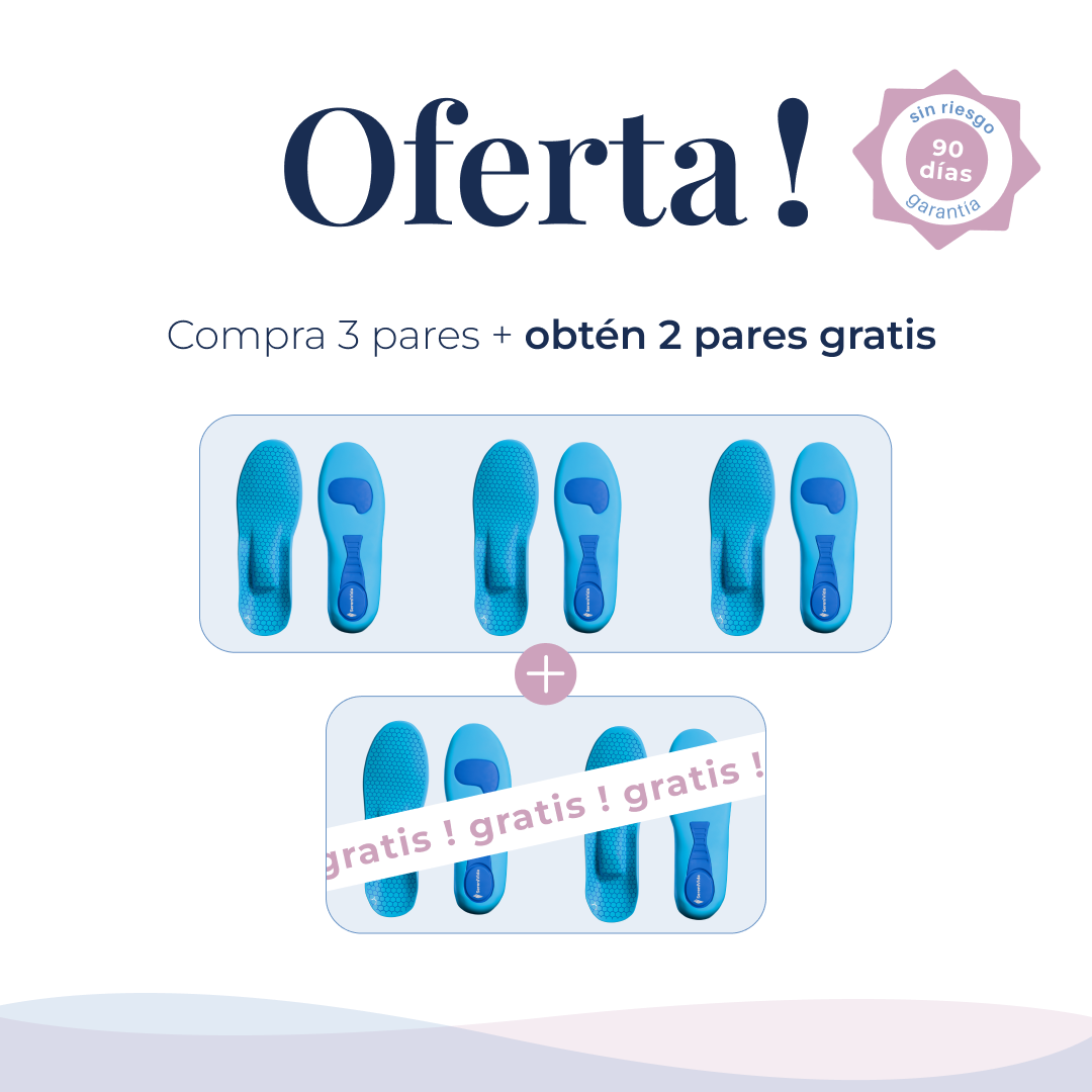 Plantillas Ortopédicas ComfyFeet Ergonómicas Alivio del Dolor Recortables