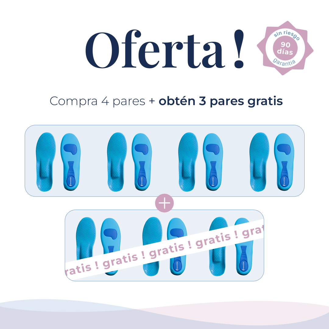 Plantillas Ortopédicas ComfyFeet Ergonómicas Alivio del Dolor Recortables