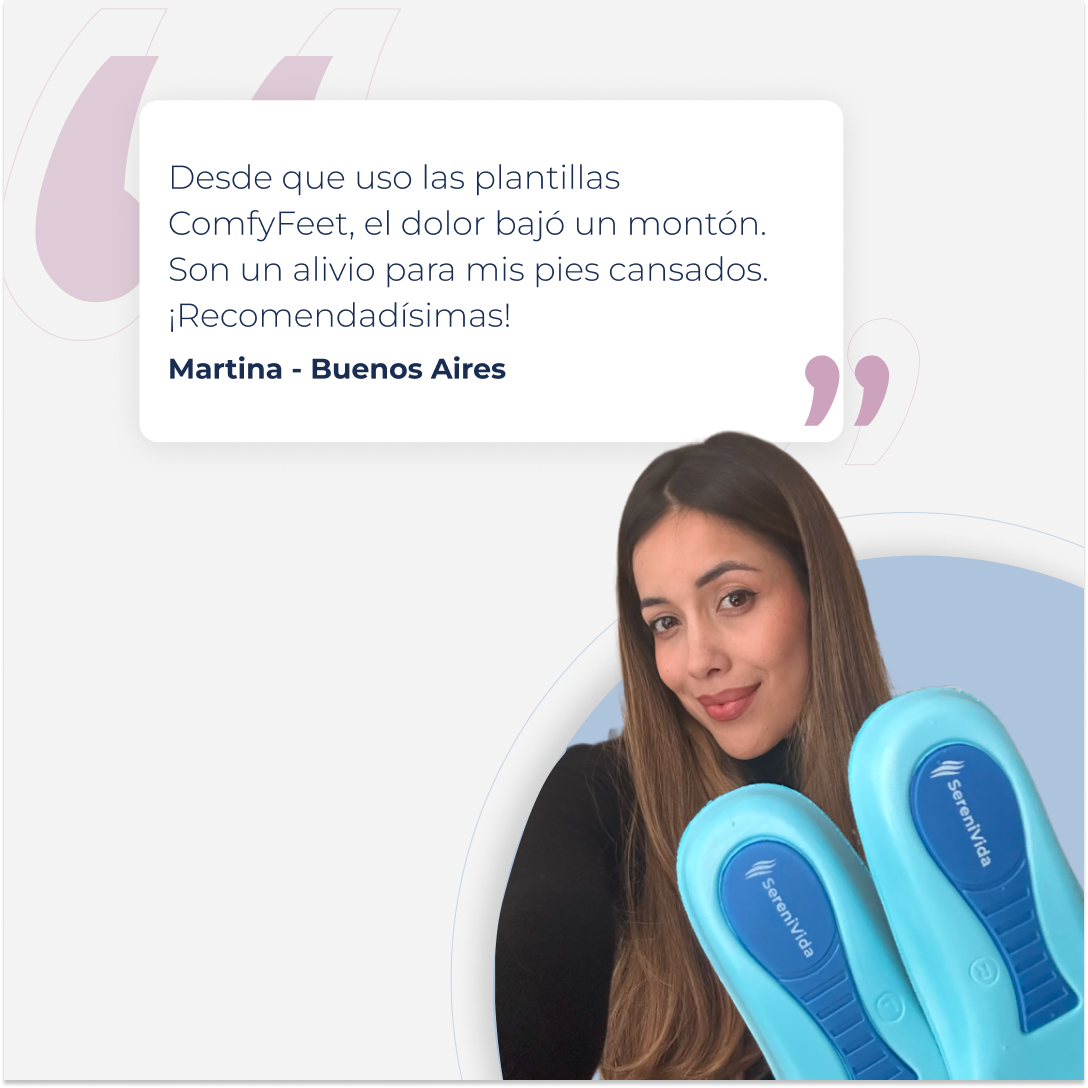 Plantillas Ortopédicas ComfyFeet Ergonómicas Alivio del Dolor Recortables
