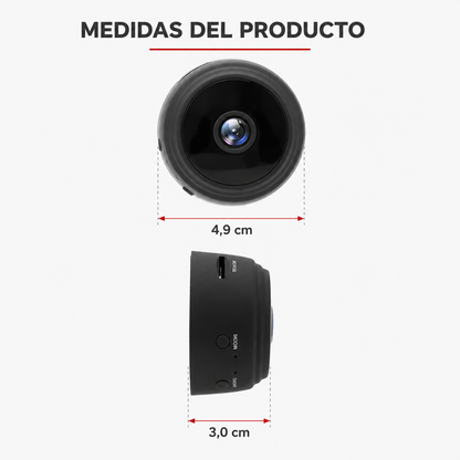 Mini Cámara de Seguridad Full HD Wi-Fi Pack 3 Unidades