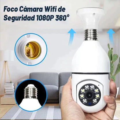Smart Light Bulb Security Camera 360 Full HD Wi-Fi