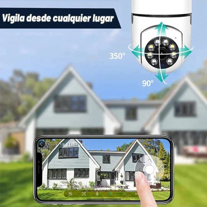 Smart Light Bulb Security Camera 360 Full HD Wi-Fi