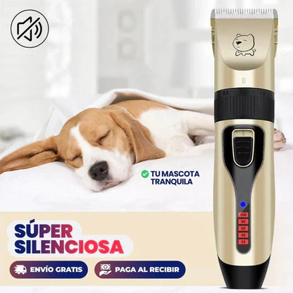 Cortapelos para Mascotas Inalámbrico Silencioso Profesional