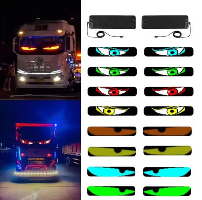 Flexible LED Car Matrix Display Programmable Bluetooth USB Pack 2-Piece