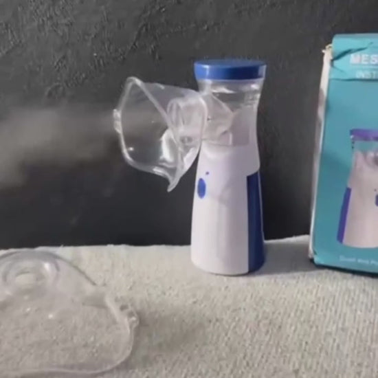 Portable Mesh Nebulizer Silent Handheld Breathing Machine for Kids Adults