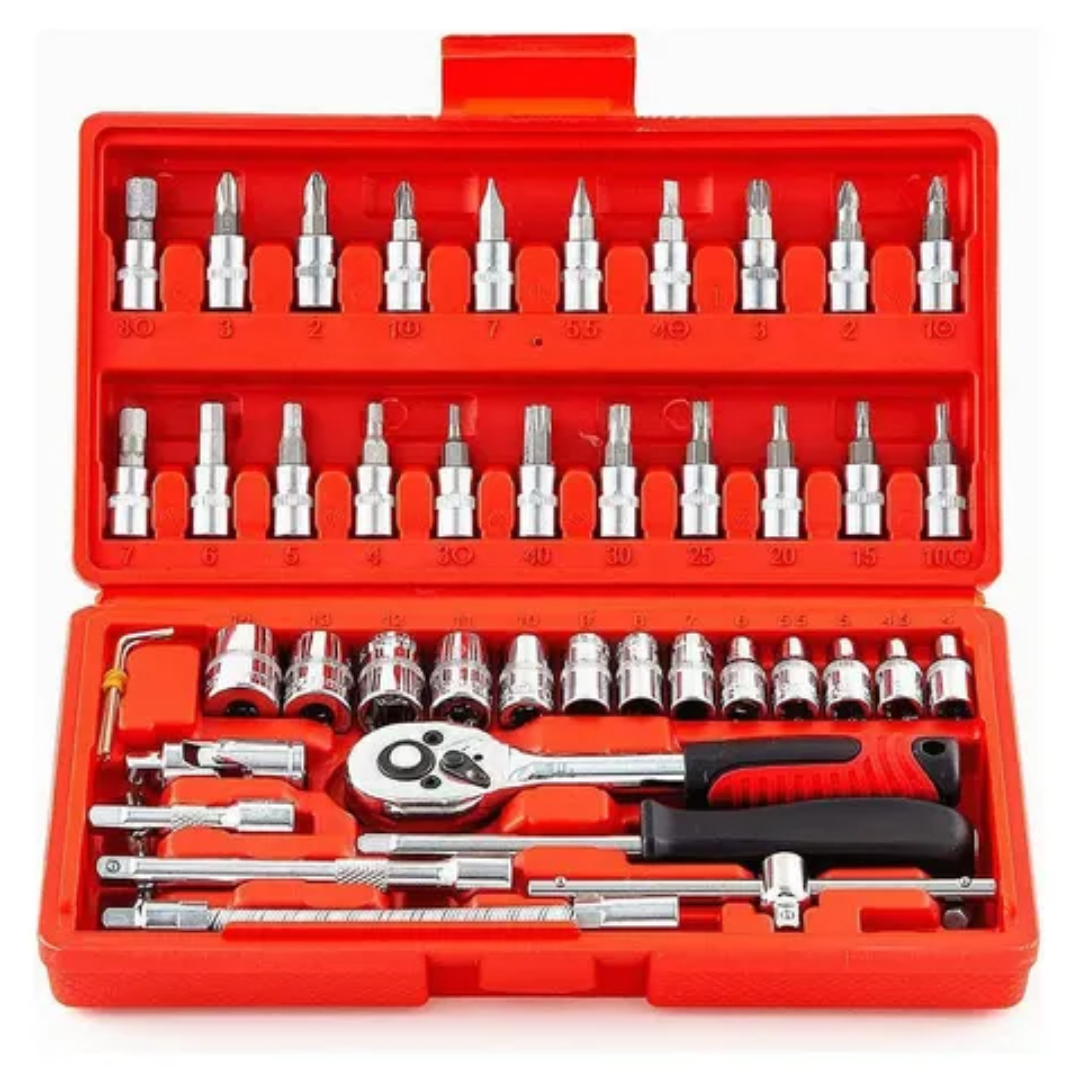 Juego Llaves y Tubos ProFix 46 Piezas Maletín Portátil 2814